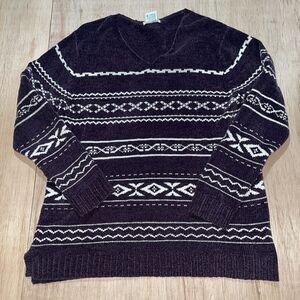 White Stag Southwest Design Women's Pullover‎ Sweater Size Large (12/14)